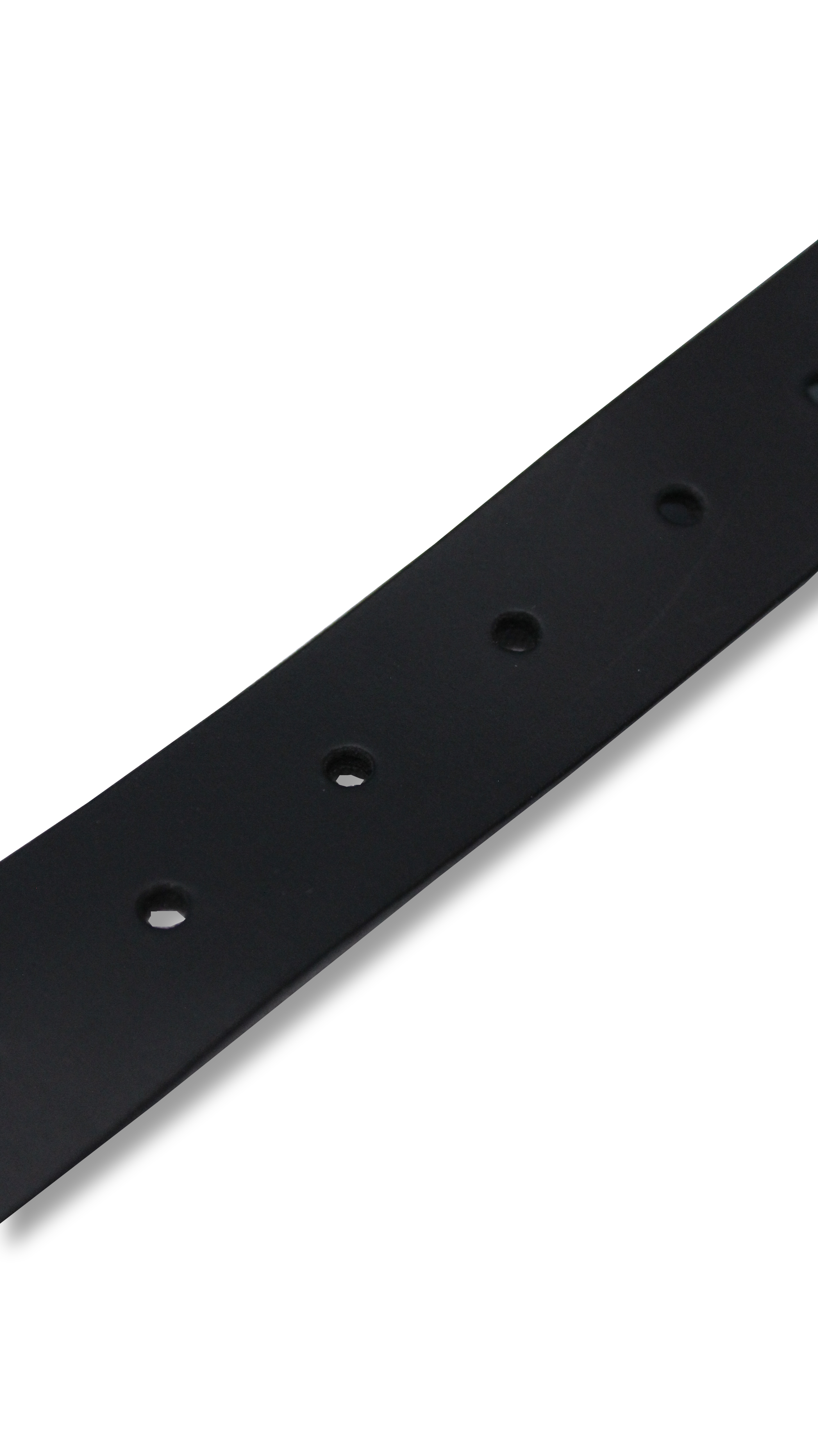 CurveWow Square Buckle Leather Belt Black