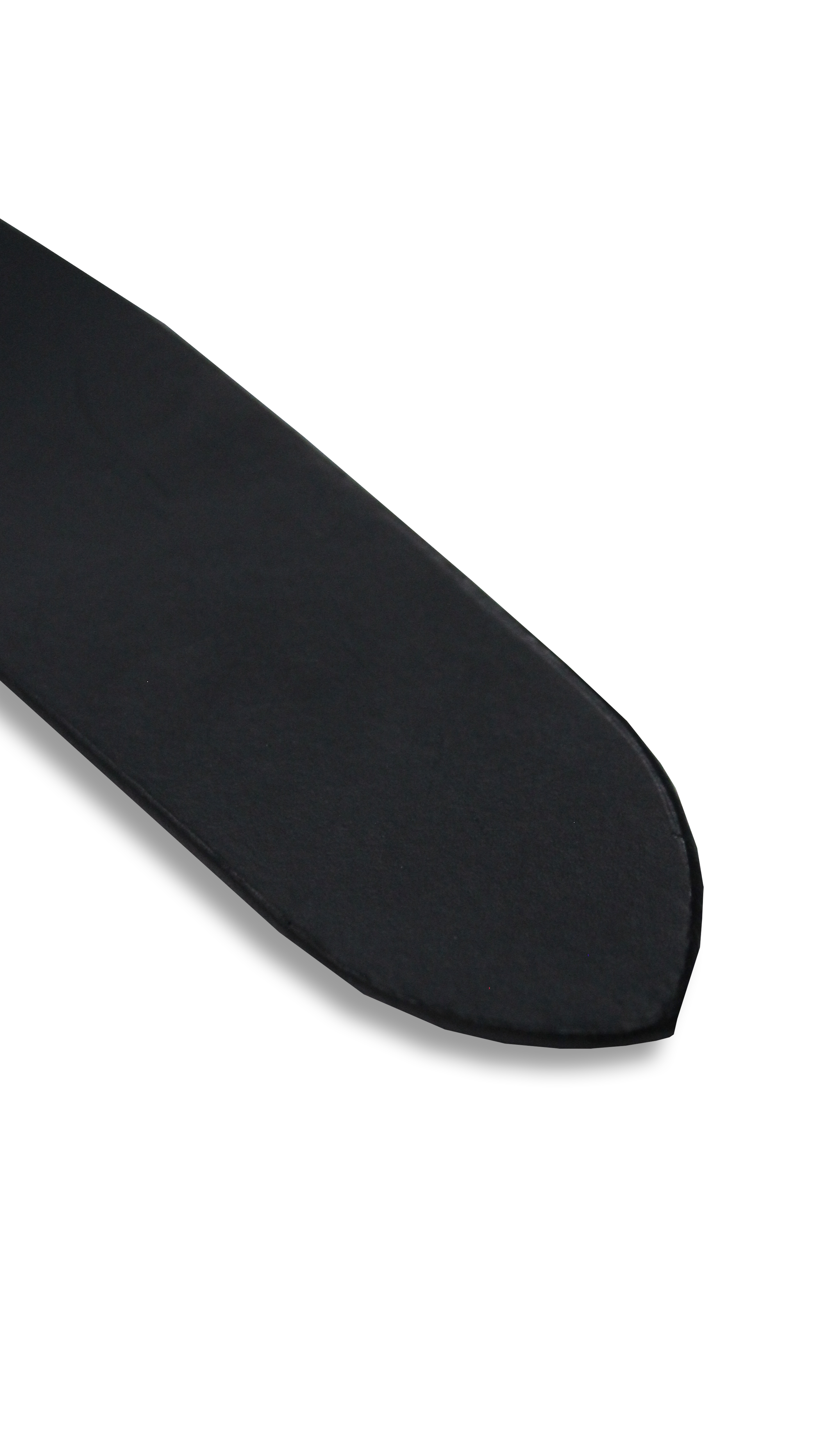 CurveWow Square Buckle Leather Belt Black