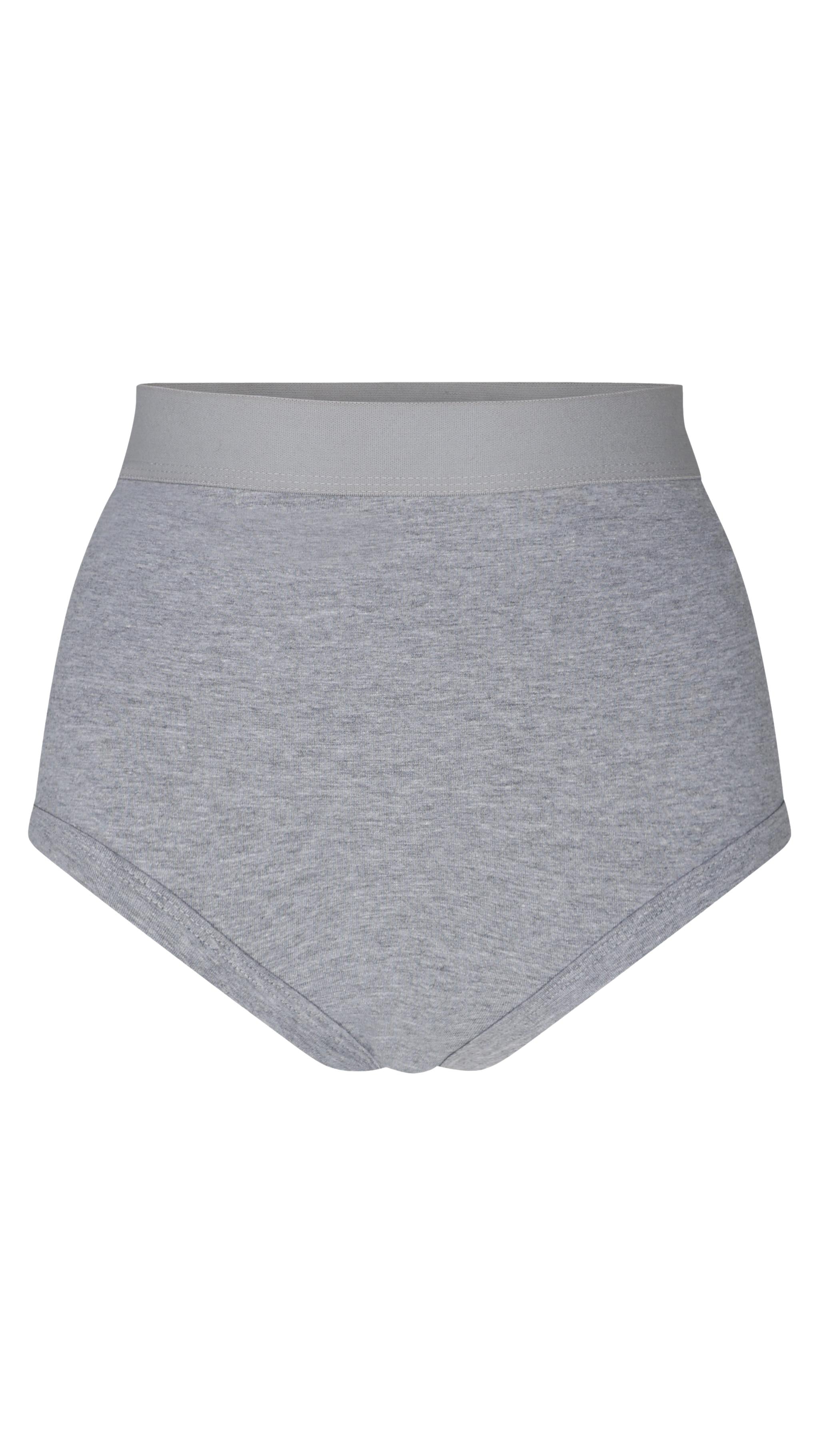CurveWow Comfort Brief Grey Marl