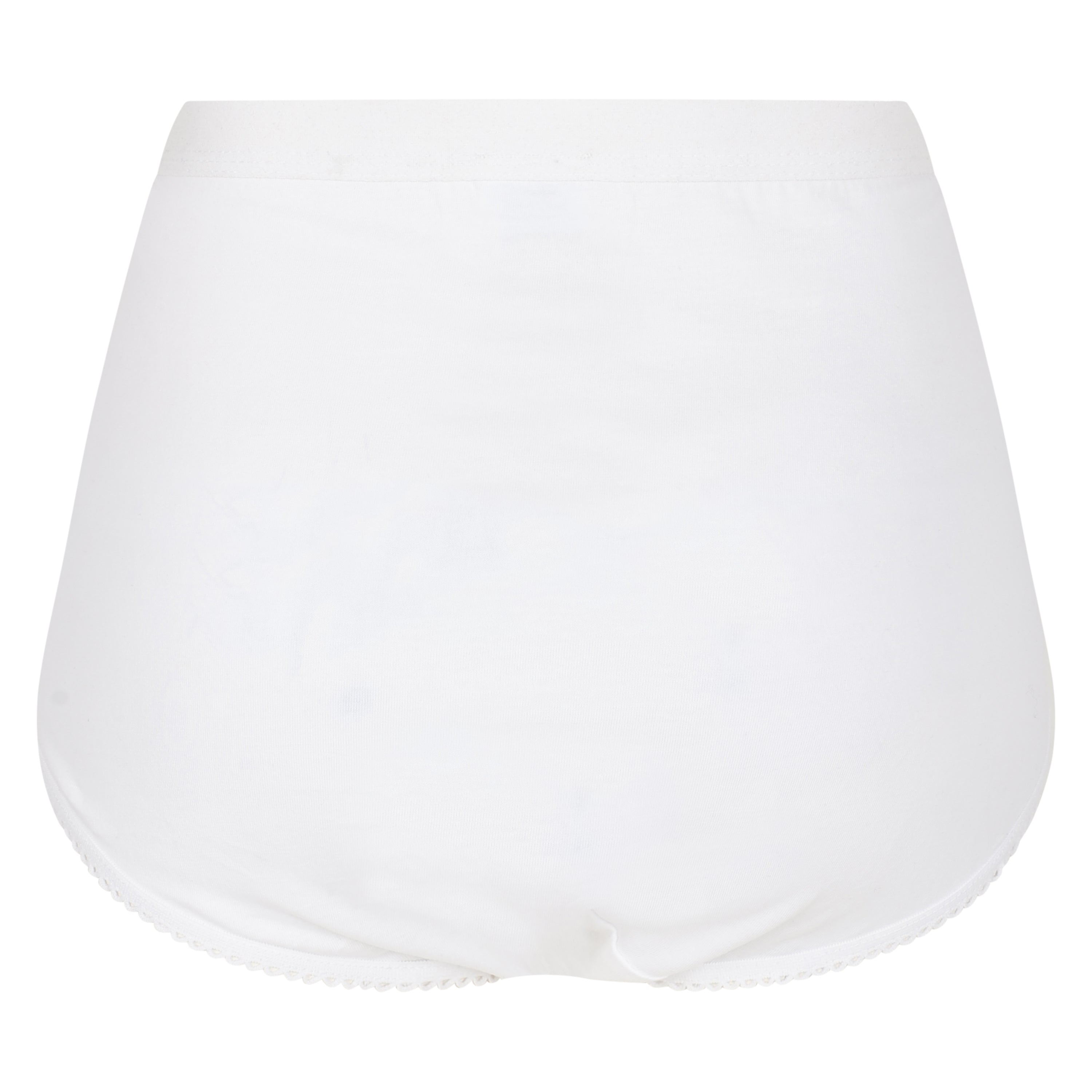 CurveWow 5 Pack Full Cotton Brief White