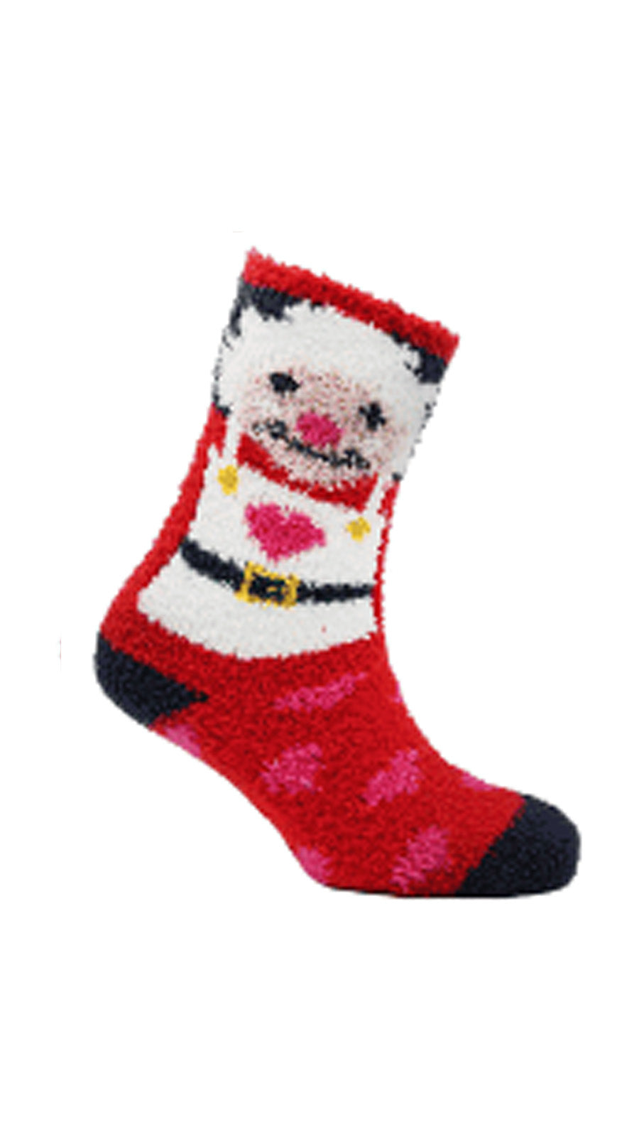 Snuggle Toes Christmas Design Cosy Socks With Gripper Sole