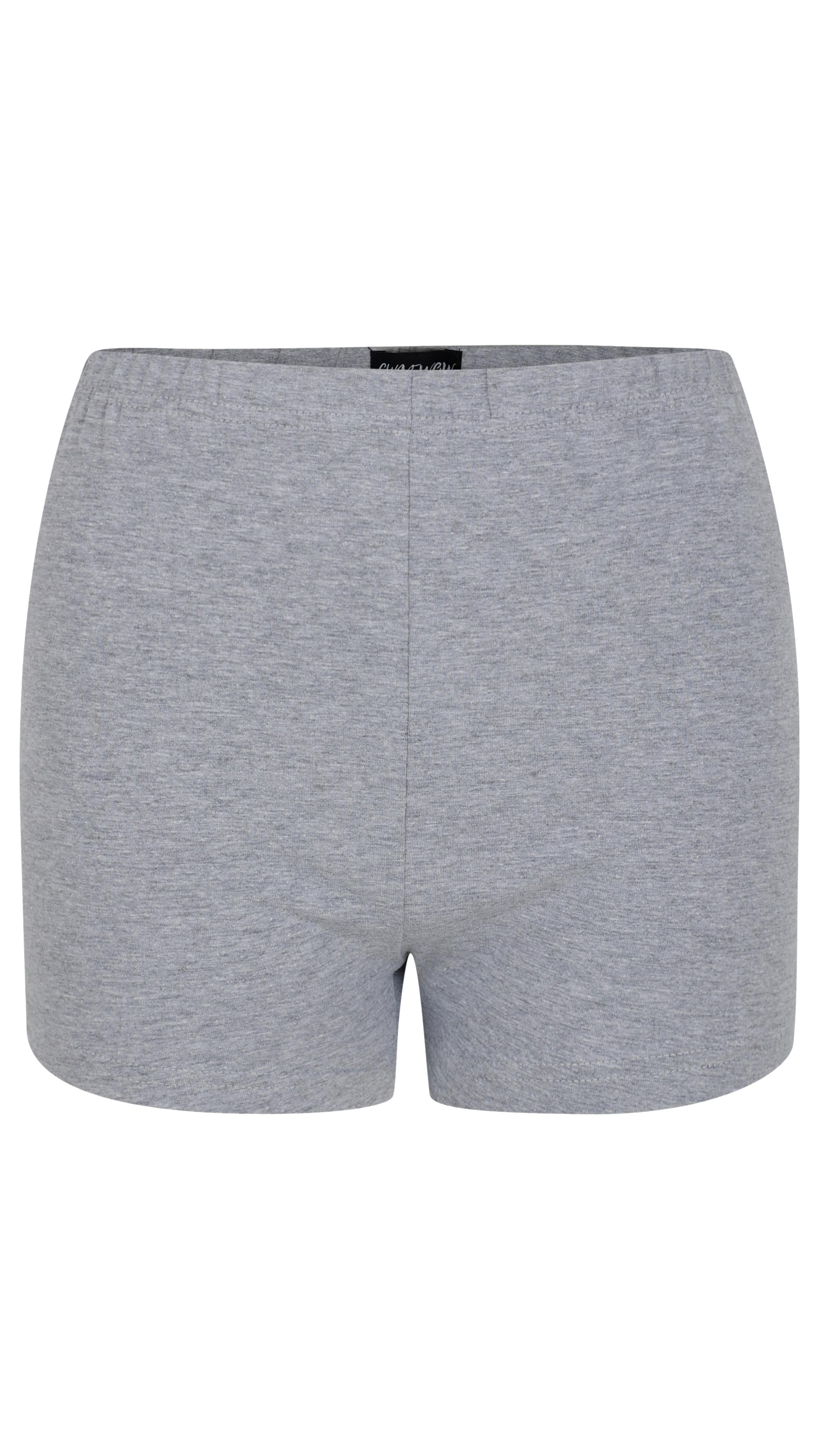 CurveWow Shortie Brief Grey Marl