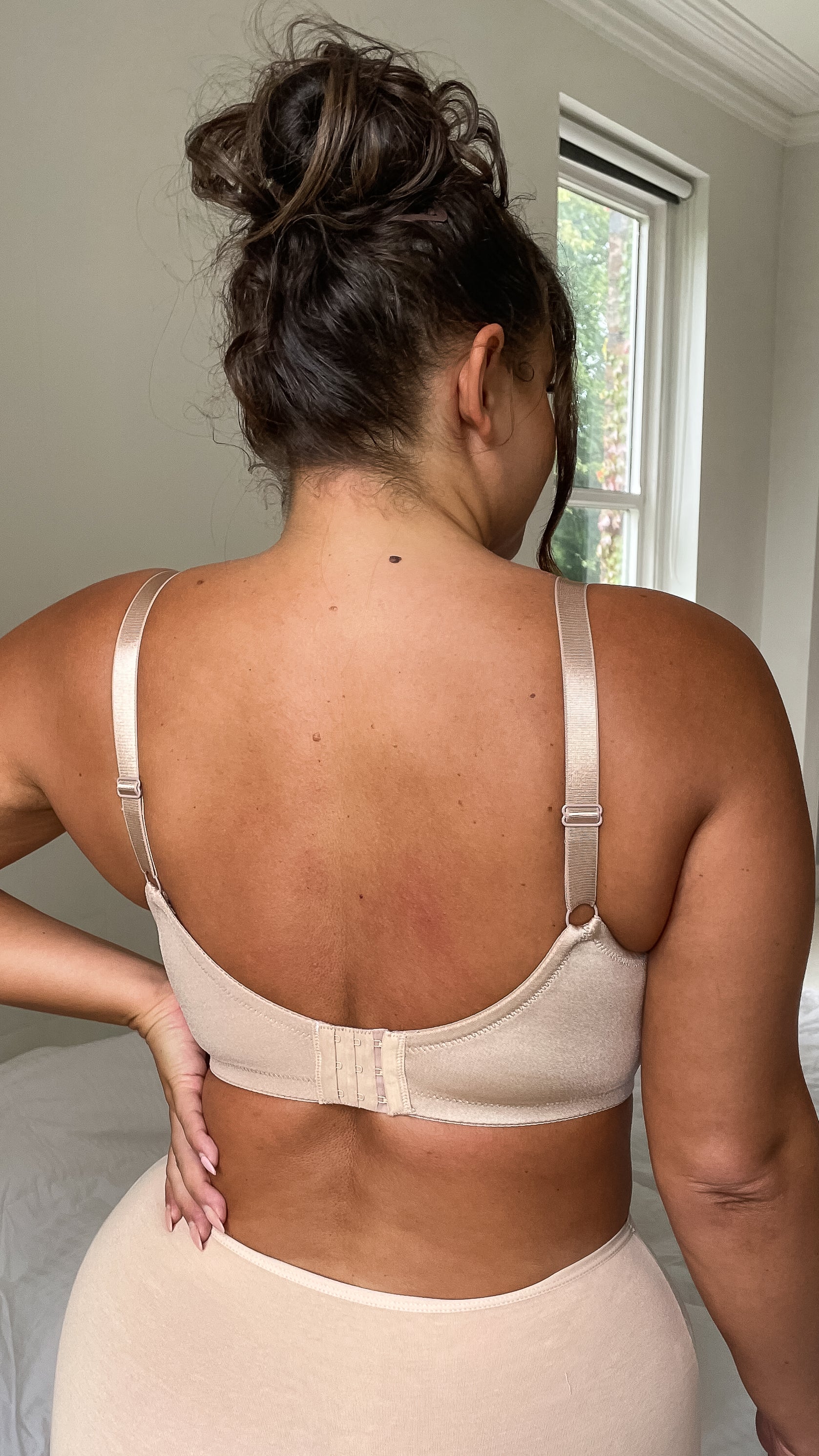 Wired Half Lace Soft Cup Bra Nude