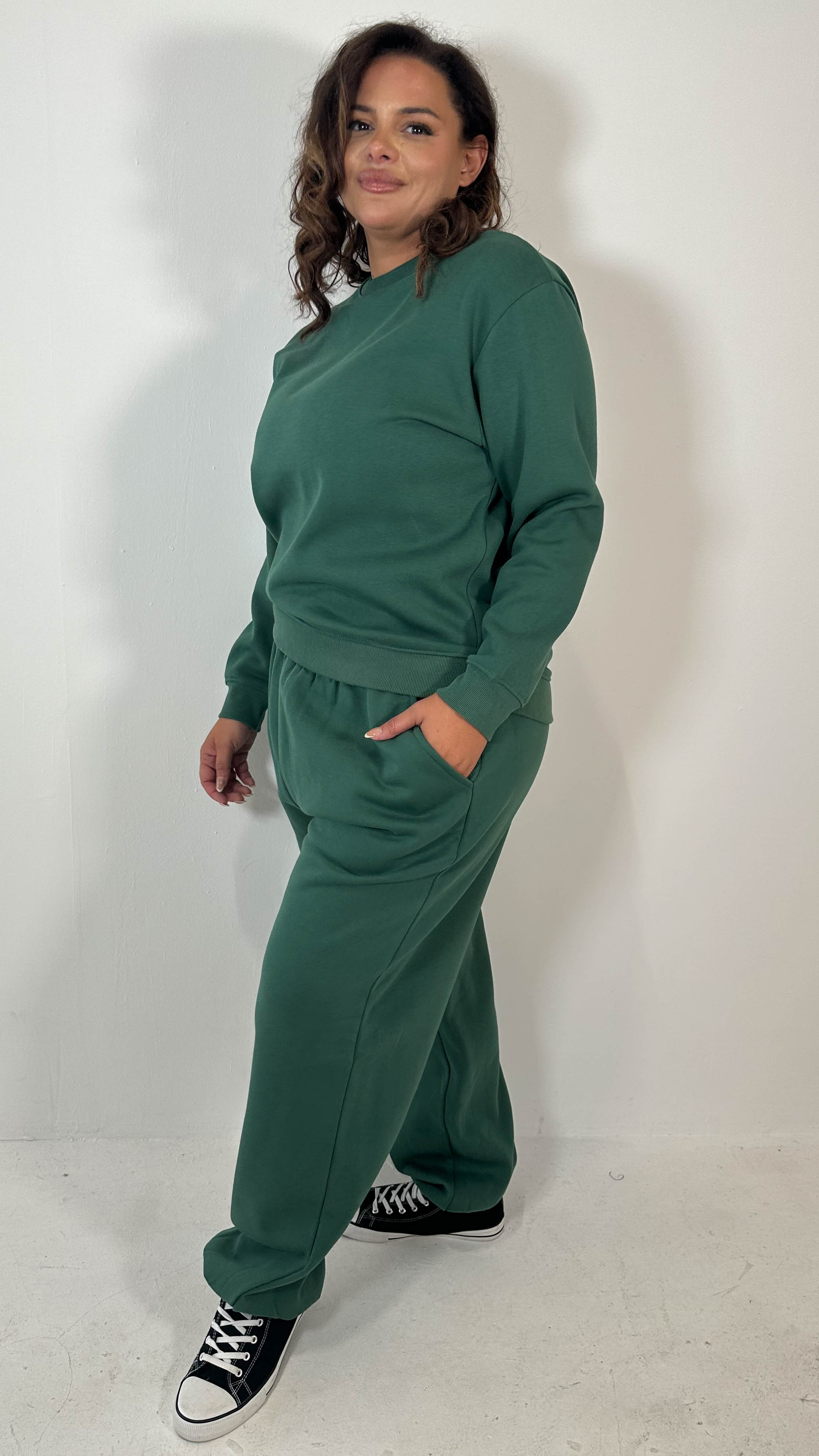 CurveWow Basic Jogger Green