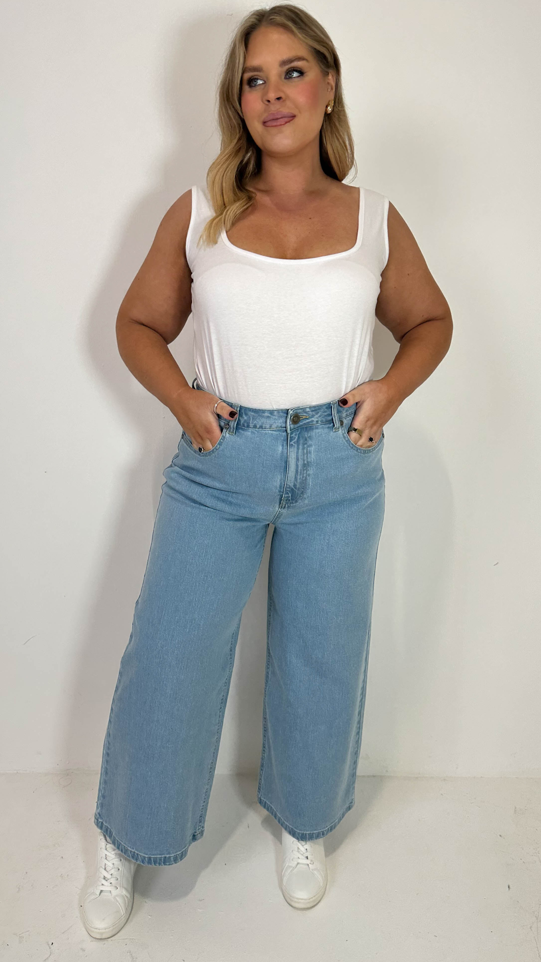 CurveWow Wideleg Jeans Denim