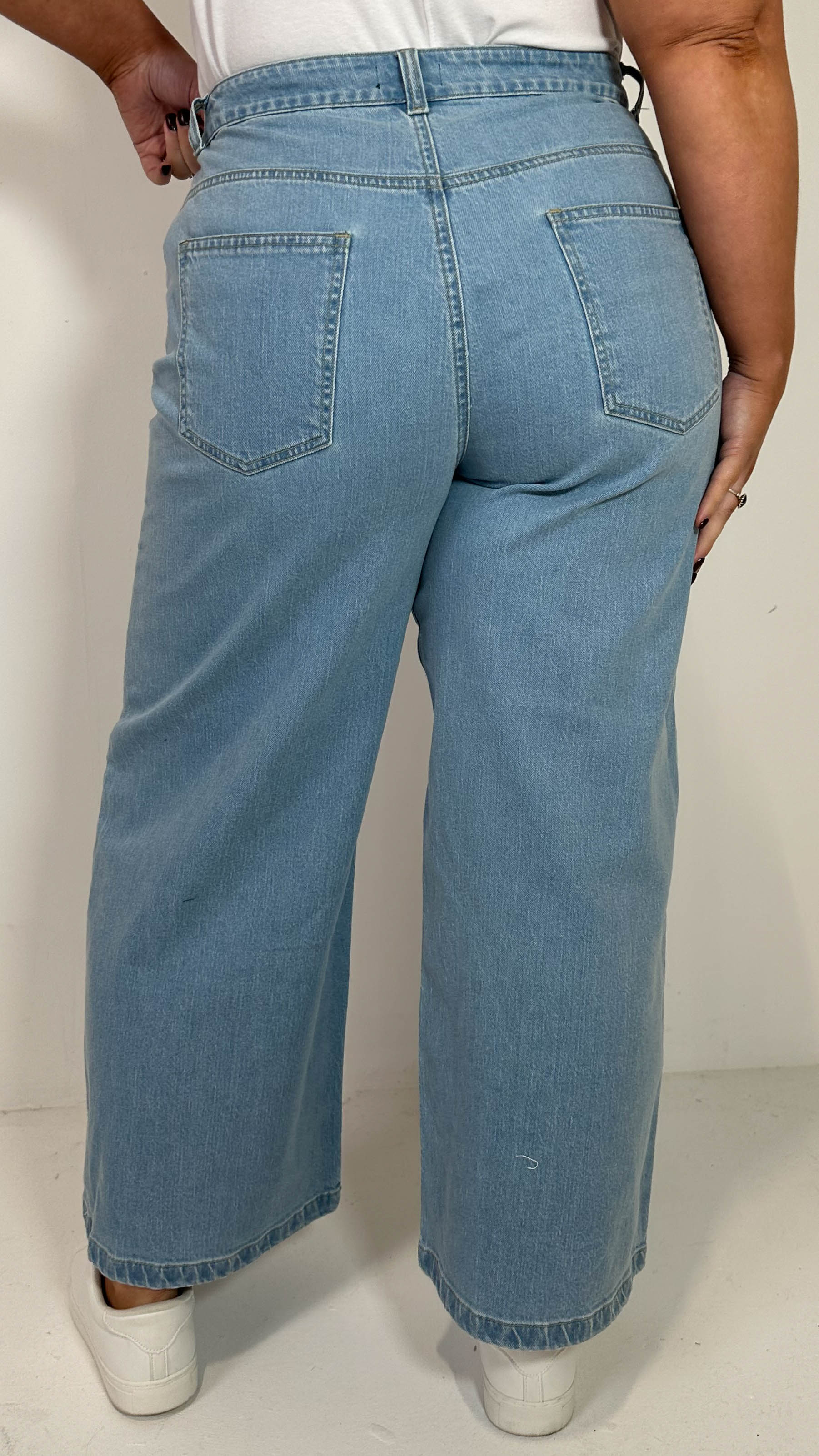 CurveWow Wideleg Jeans Denim