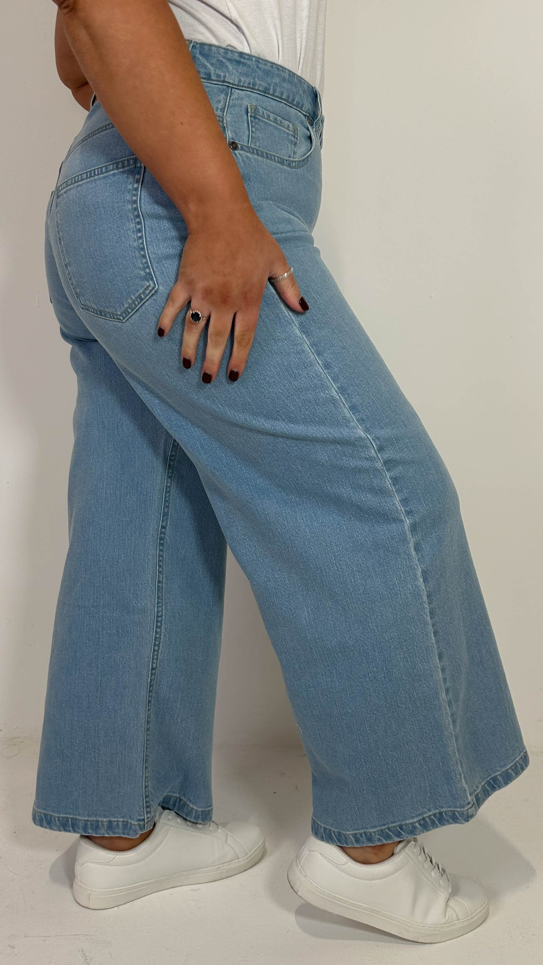 CurveWow Wideleg Jeans Denim