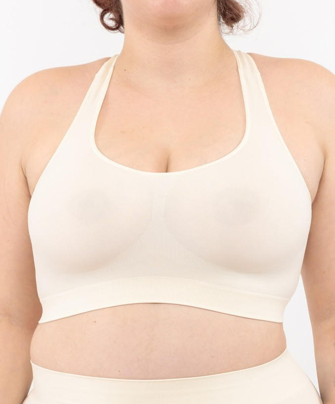 Curvy Seam Free Comfort Bra Nude