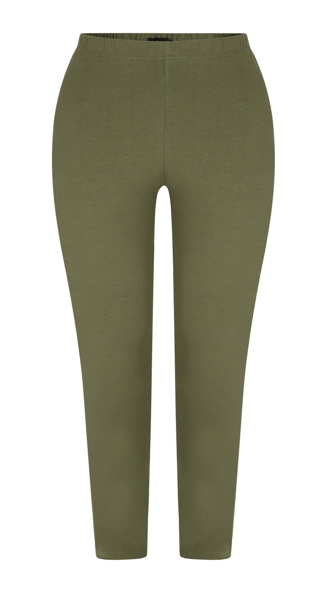 CurveWow 2 PACK Soft Touch Basic Leggings Black & Khaki