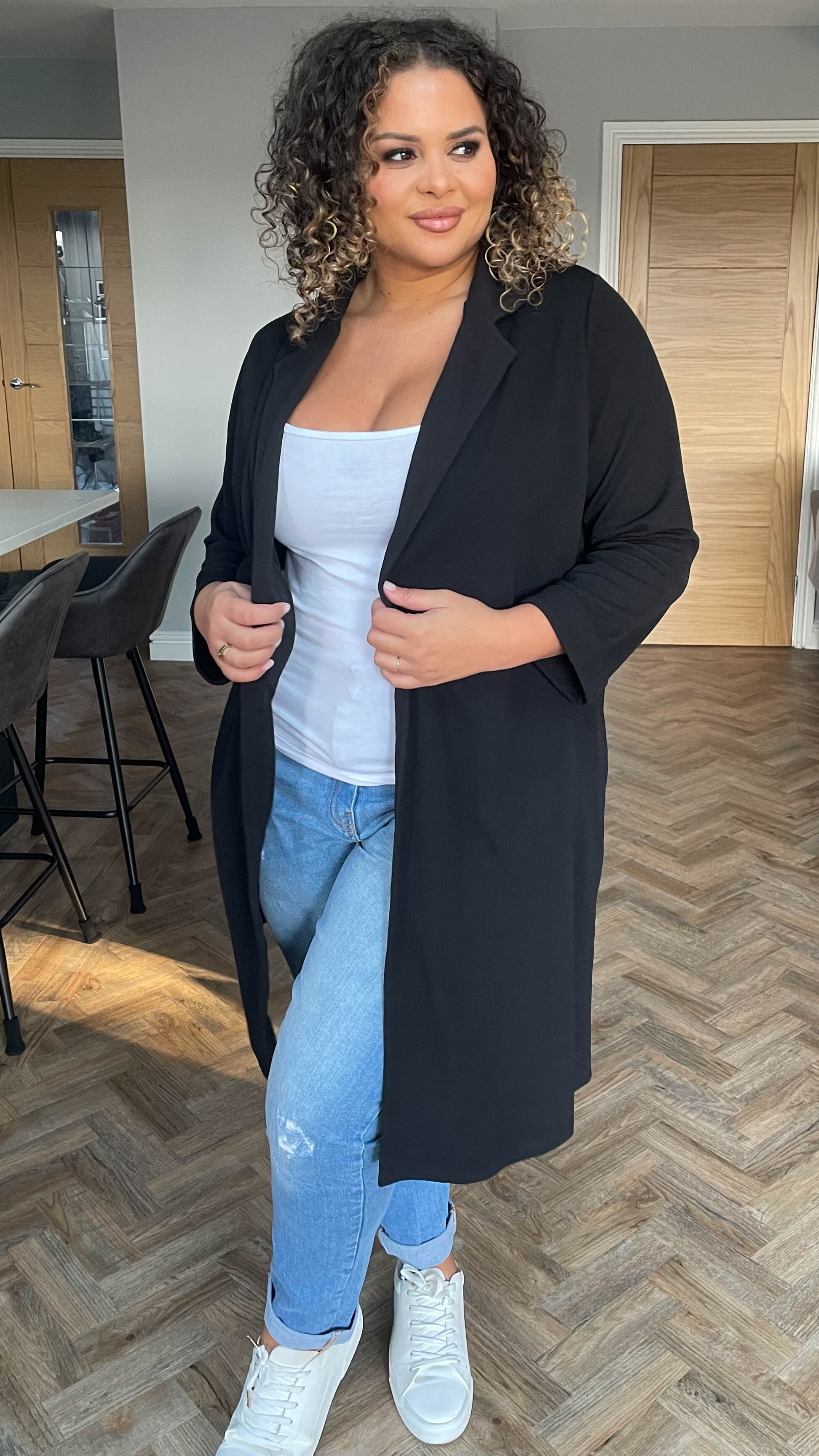 CurveWow Blazer Jacket Black