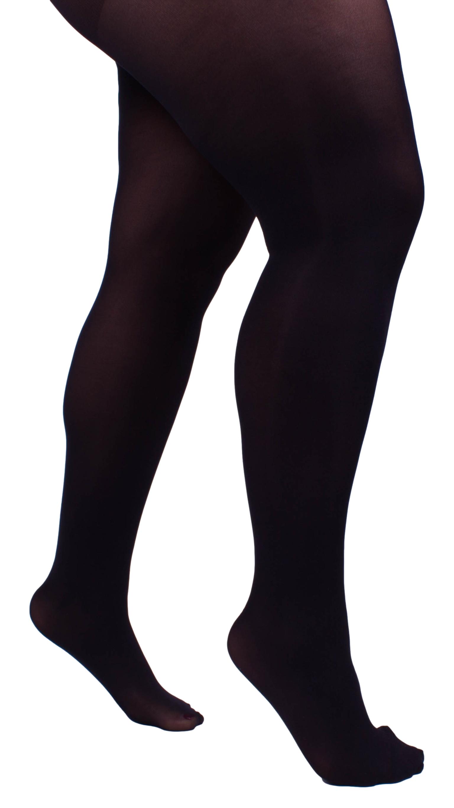50 Denier Curvy Super-Stretch Tights Black