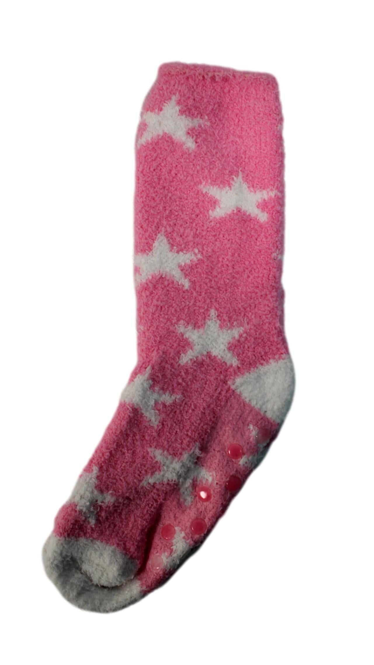 Snuggle Toes 3 Pack Cosy Socks With Gripper White Stripe