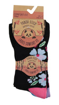 3 Pack Comfort Fit Bamboo Socks Pink Ditsy