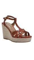 Strappy Wedge Brown