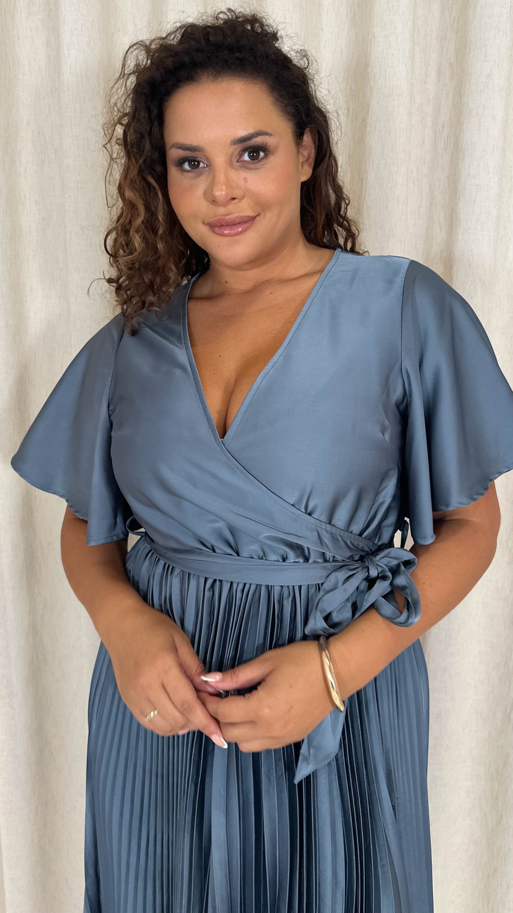 Lilac Dresses For Women Pastel By Vivienne Plus Size Swing Midi Dress - 3/4 Sleeve, Flowy A-Line With Pockets Swing Dress Lilac Dresses For Women Pastel By Vivienne Plus Size Swing Midi Dress - 3/4 Sleeve, Flowy A-Line With Pockets Swing Dress