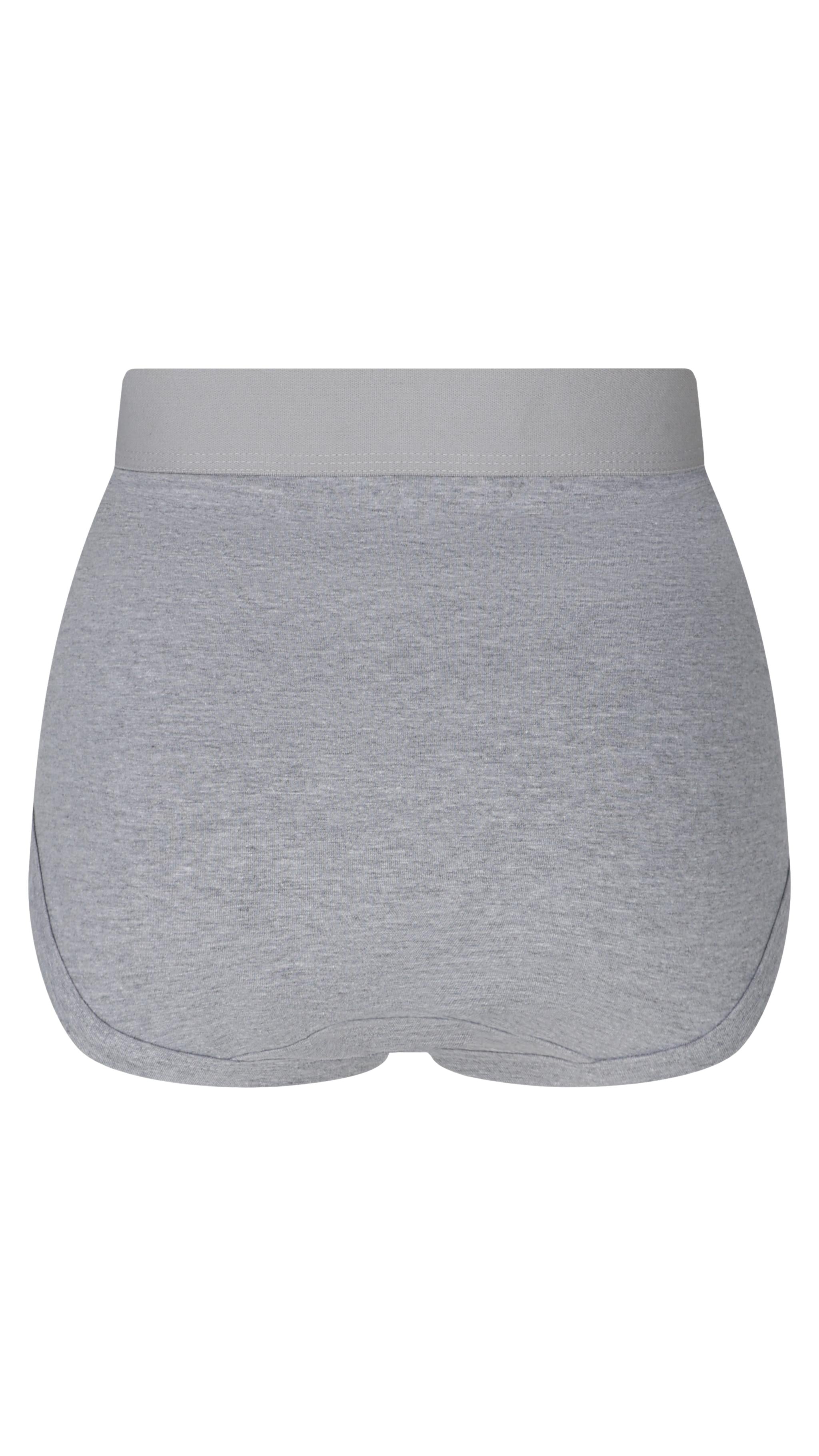 CurveWow Comfort Brief Grey Marl