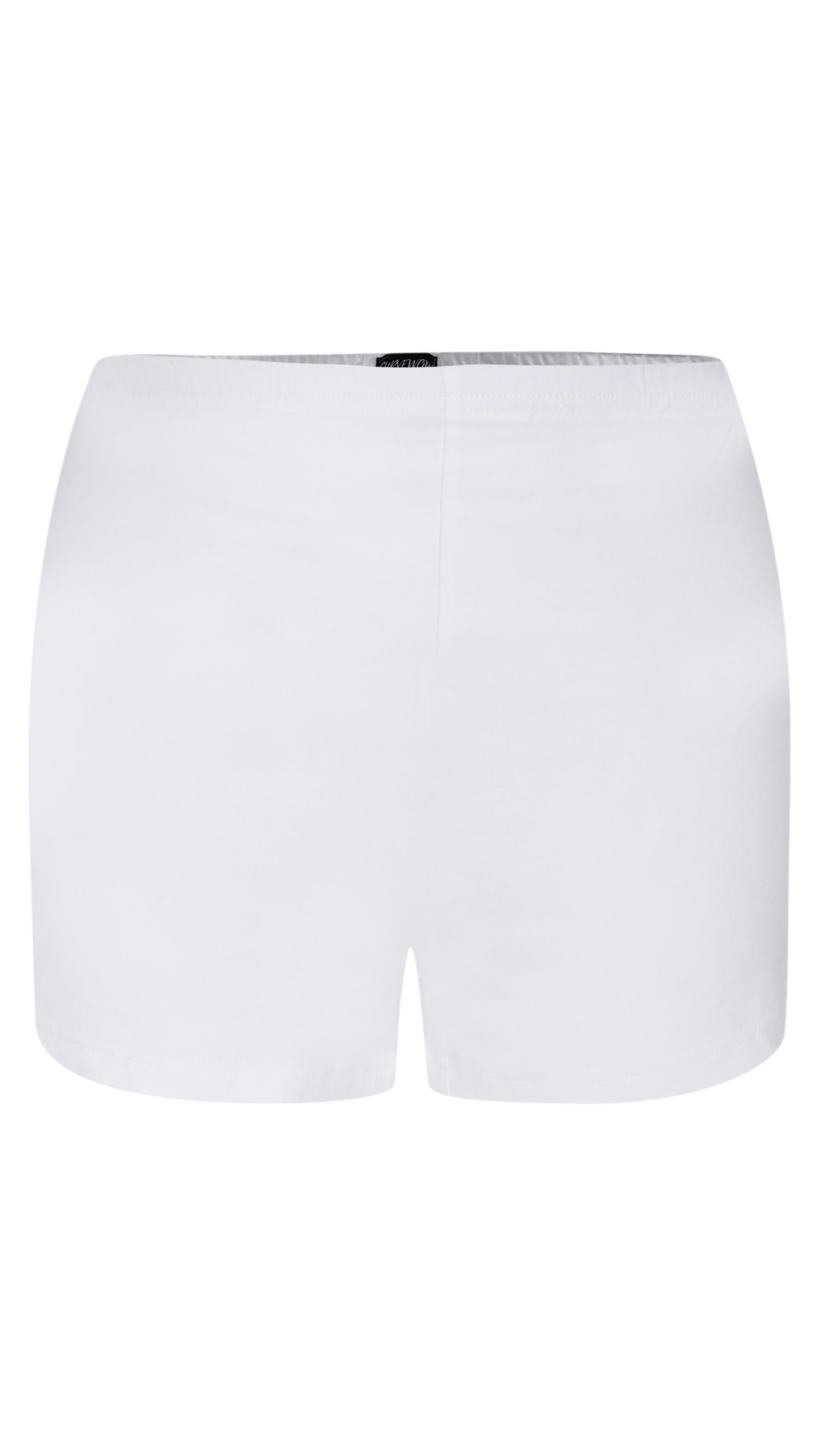 CurveWow Shortie Brief White
