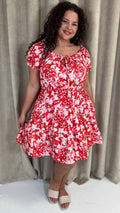 CurveWow Bardot Mini Tea Dress