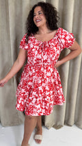 CurveWow Bardot Mini Tea Dress