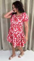 CurveWow Bardot Mini Tea Dress