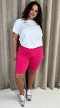 CurveWow Basic Cycling Short Pink