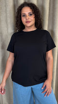CurveWow Basic T-Shirt Black