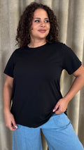 CurveWow Basic T-Shirt Black