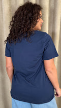 CurveWow Basic T-Shirt Navy