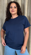 CurveWow Basic T-Shirt Navy