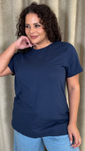 CurveWow Basic T-Shirt Navy