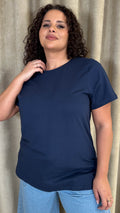 CurveWow Basic T-Shirt Navy