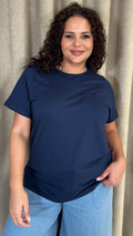 CurveWow Basic T-Shirt Navy