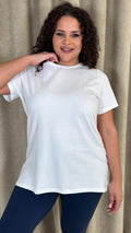 CurveWow Basic T-Shirt White