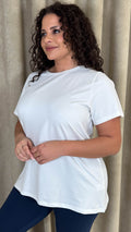 CurveWow Basic T-Shirt White