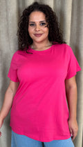 CurveWow Basic T-Shirt Pink