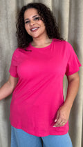 CurveWow Basic T-Shirt Pink
