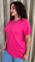 CurveWow Basic T-Shirt Pink