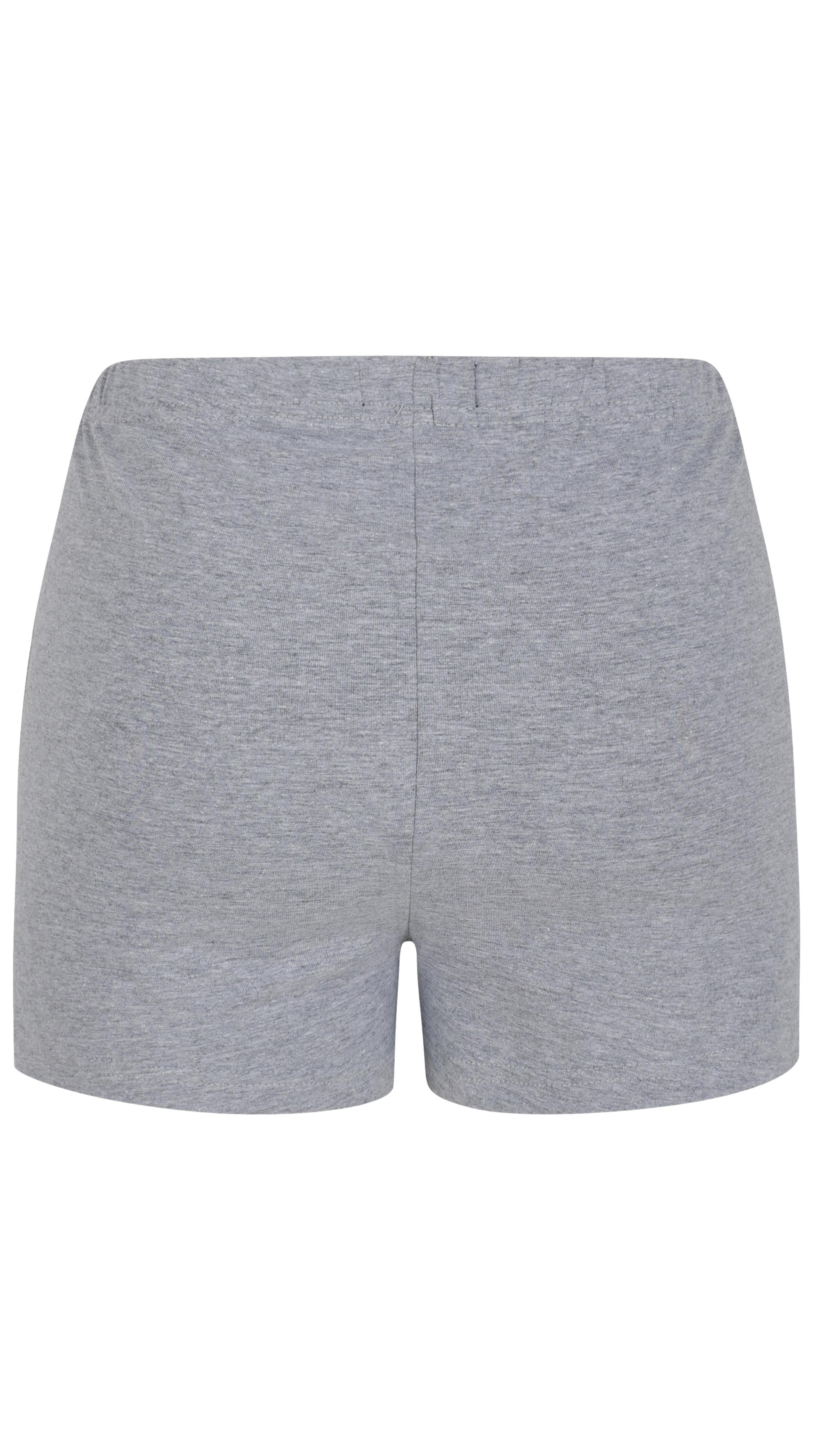 CurveWow Shortie Brief Grey Marl