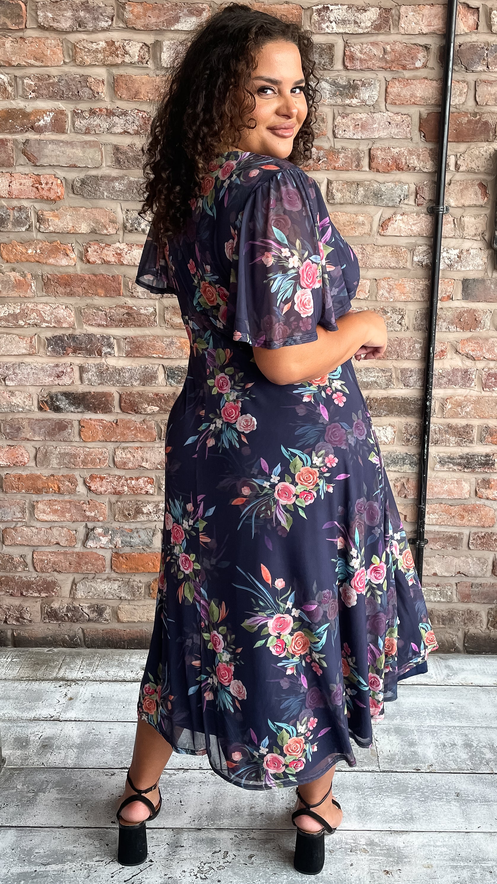 Navy Blue Floral Next Mesh Dress Buy Blue Navy Floral Kew