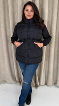 CurveWow Padded Gilet Black