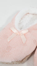 Sherpa Lined Cosy Slipper Socks Pink
