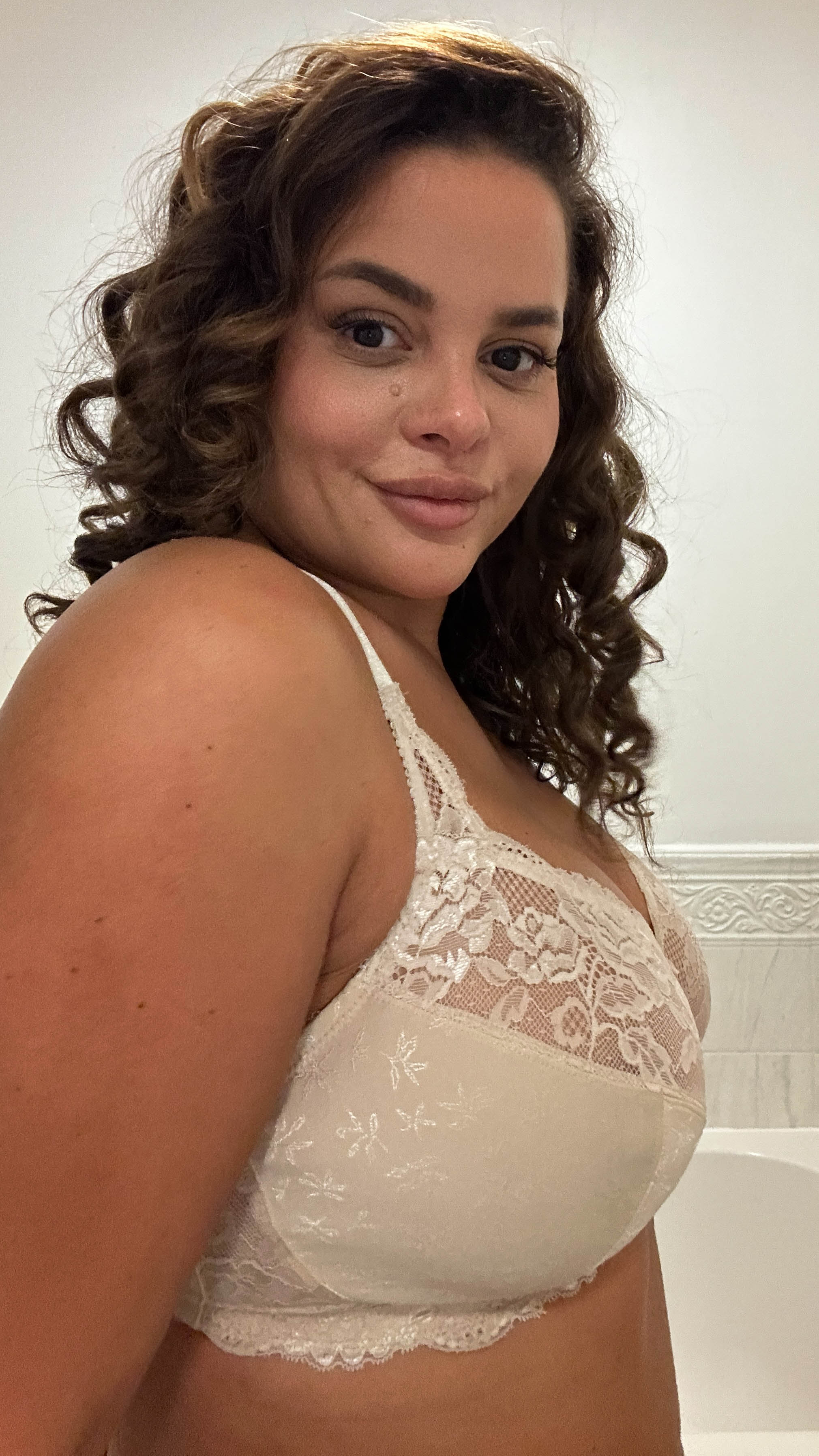 Lace Soft Cup Bra Nude