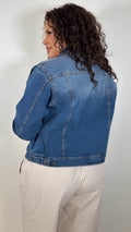 CurveWow Denim Jacket Mid Wash