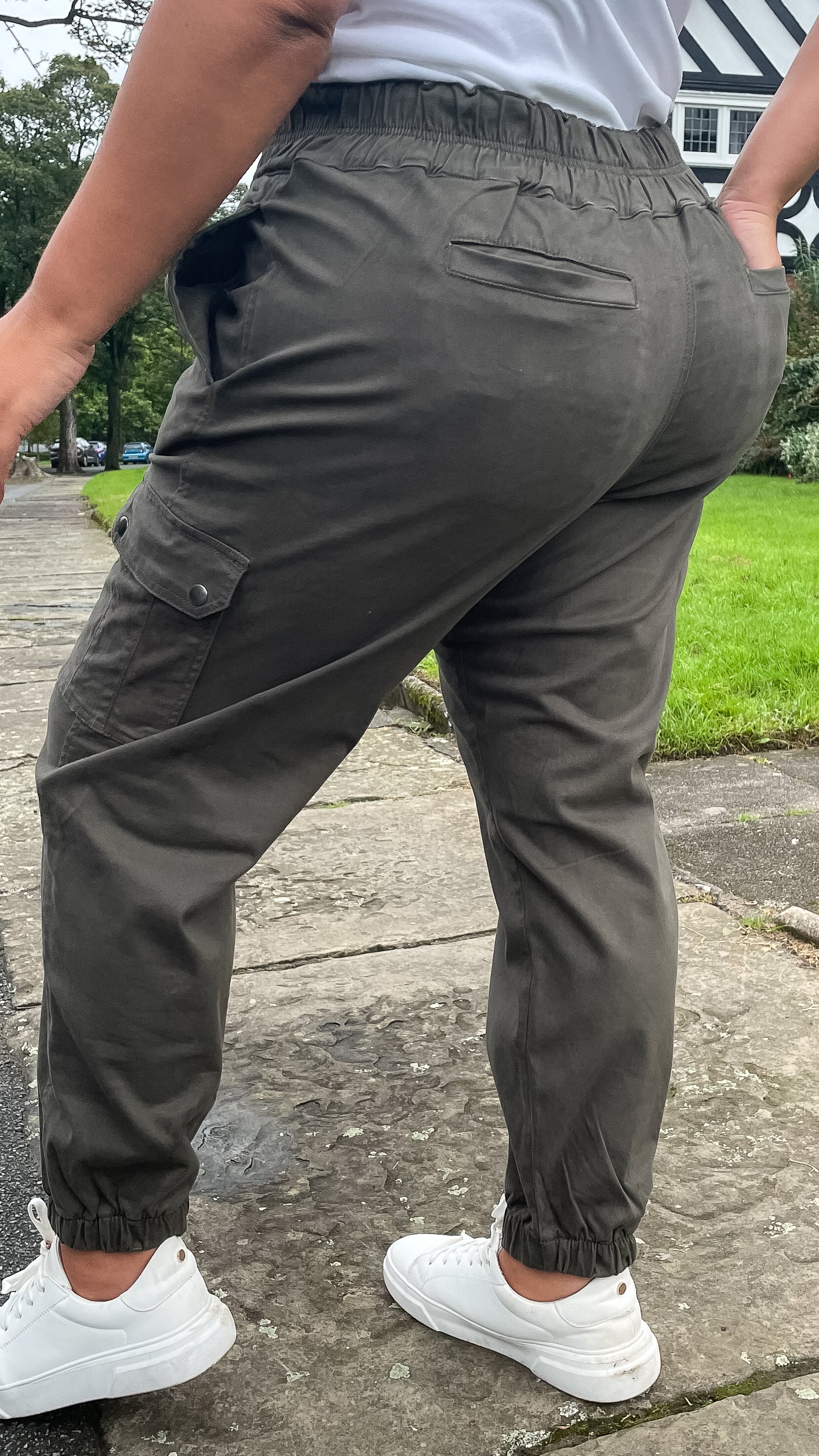 CurveWow Cargo Trouser Khaki