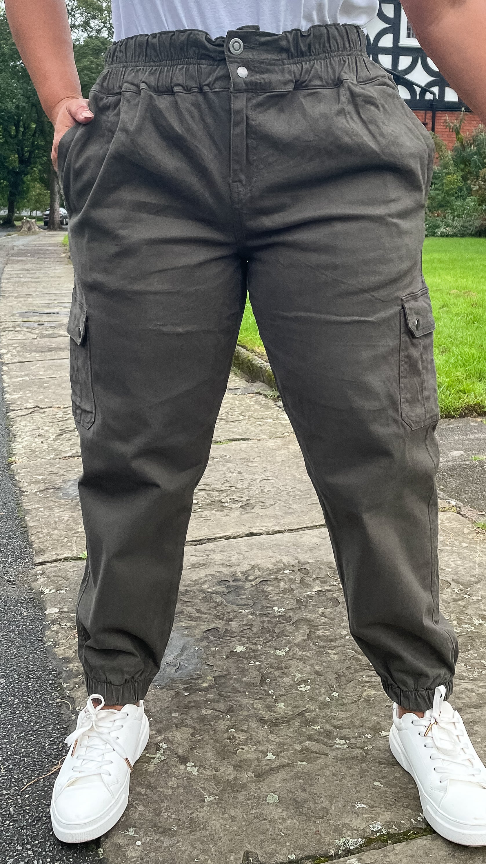 CurveWow Cargo Trouser Khaki