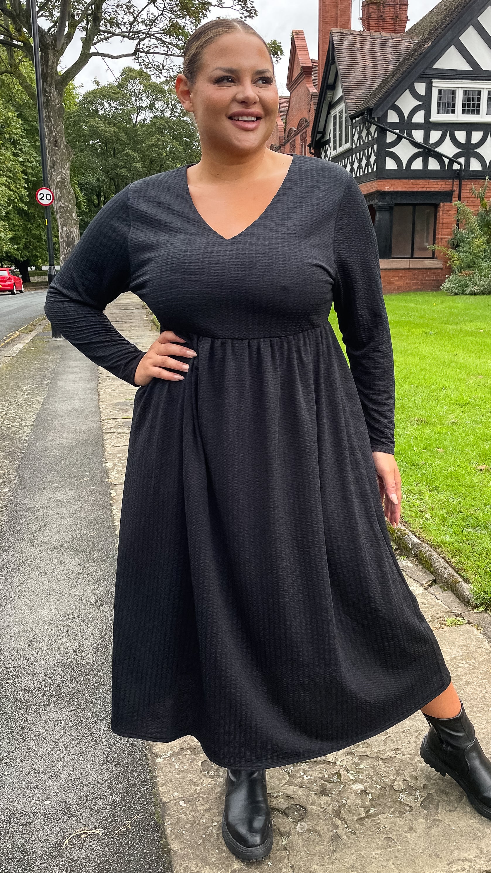 Midi Dress Nordstrom Rack Plus Size Clothing TART Print Stretch