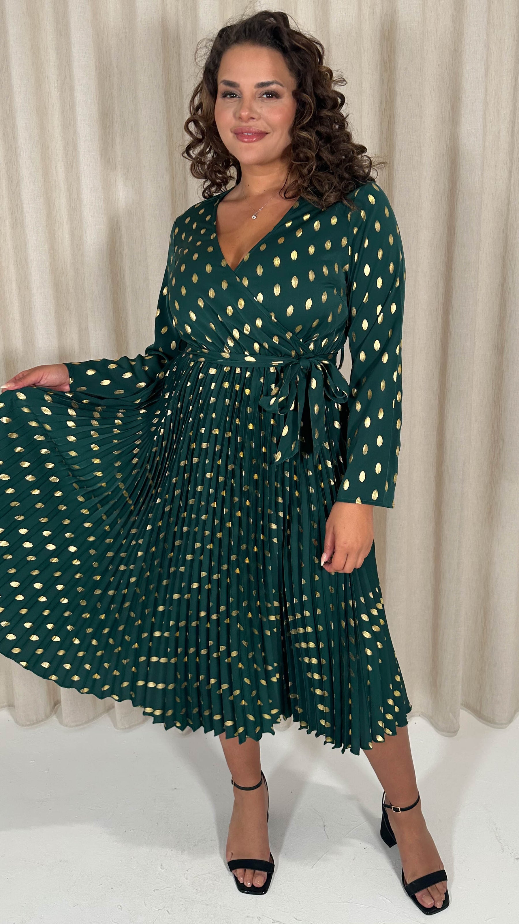 Wrap Dress Green Spotty Dress ASOS DESIGN Tall Cami Wrap Maxi Dress In Green Polka Dot Wrap Dress Green Spotty Dress ASOS DESIGN Tall Cami Wrap Maxi Dress In Green Polka Dot