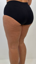 Curvy Seam Free Comfort Brief Black