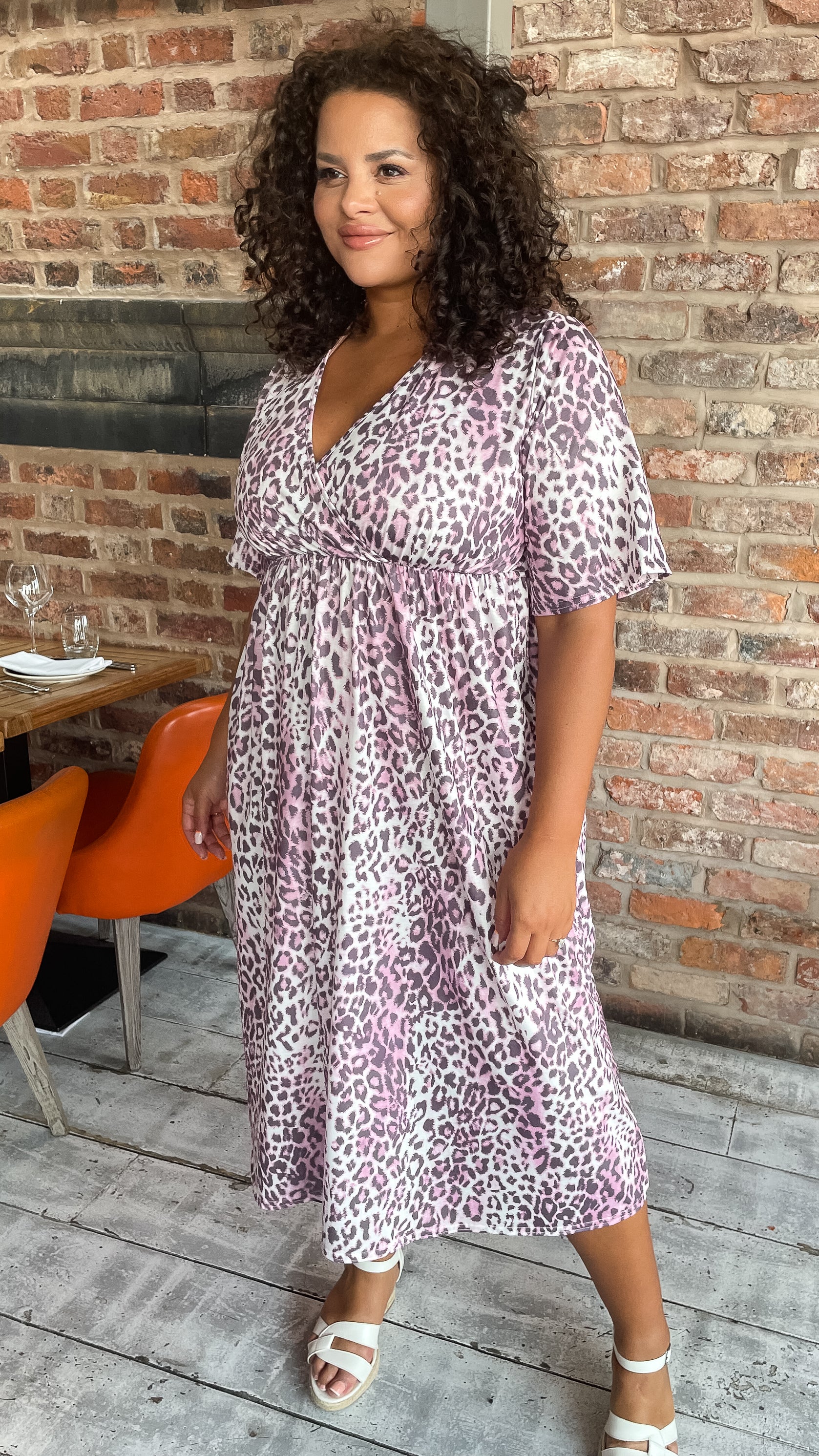 light pink leopard print dress About That Animal Print Mini Dress - Pink/combo