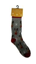 Cotton Rich Christmas Theme Socks Reindeer